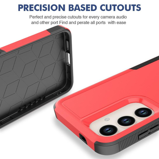 For Samsung Galaxy S24+ 5G 2 in 1 PC + TPU Phone Case(Red)