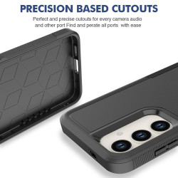 For Samsung Galaxy S24+ 5G 2 in 1 PC + TPU Phone Case(Black)