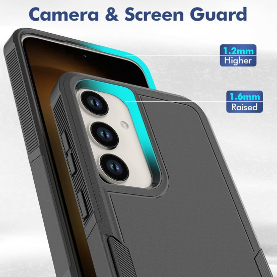 For Samsung Galaxy S24+ 5G 2 in 1 PC + TPU Phone Case(Black)