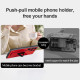 For Samsung Galaxy S24+ 5G PU Leather Push-pull Bracket Shockproof Phone Case(Black)
