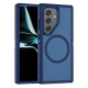 For Samsung Galaxy S24+ 5G Guard Magsafe Magnetic Frosted Phone Case(Royal Blue)