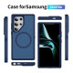 For Samsung Galaxy S24+ 5G Guard Magsafe Magnetic Frosted Phone Case(Royal Blue)