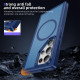 For Samsung Galaxy S24+ 5G Guard Magsafe Magnetic Frosted Phone Case(Royal Blue)