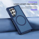 For Samsung Galaxy S24+ 5G Guard Magsafe Magnetic Frosted Phone Case(Royal Blue)