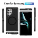 For Samsung Galaxy S24+ 5G Guard Magsafe Magnetic Frosted Phone Case(Black)