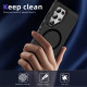 For Samsung Galaxy S24+ 5G Guard Magsafe Magnetic Frosted Phone Case(Black)