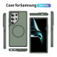 For Samsung Galaxy S24+ 5G Guard Magsafe Magnetic Frosted Phone Case(Green)
