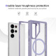 For Samsung Galaxy S24+ 5G Guard Magsafe Magnetic Frosted Phone Case(Light Purple)