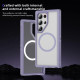For Samsung Galaxy S24+ 5G Guard Magsafe Magnetic Frosted Phone Case(Light Purple)