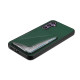 For Samsung Galaxy S24+ 5G D04 Calf Texture Dual Card Slot Holder Phone Case(Green)