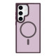 For Samsung Galaxy S24+ 5G Metal Button Skin Feel Matte MagSafe Shockproof Phone Case(Red)