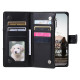 For Samsung Galaxy S24+ 5G Glitter Lattice Zipper Wallet Leather Phone Case(Black)
