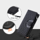 For Samsung Galaxy S24+ 5G Glitter Lattice Zipper Wallet Leather Phone Case(Black)