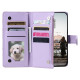 For Samsung Galaxy S24+ 5G Glitter Lattice Zipper Wallet Leather Phone Case(Purple)