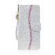 For Samsung Galaxy S24+ 5G Glitter Powder Filp Leather Phone Case(Silver)