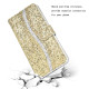 For Samsung Galaxy S24+ 5G Glitter Powder Filp Leather Phone Case(Gold)