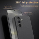 For Samsung Galaxy S24+ 5G HUIYI Leather Magnetic Phone Case(Blue)