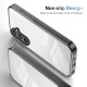 For Samsung Galaxy S24+ 5G 2.5mm Anti-slip Clear Acrylic Hybrid TPU Phone Case(Black)
