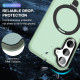 For Samsung Galaxy S24+ 5G MagSafe Holder Skin-feel PC Hybrid TPU Phone Case(Light Green)