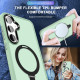 For Samsung Galaxy S24+ 5G MagSafe Holder Skin-feel PC Hybrid TPU Phone Case(Light Green)