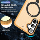 For Samsung Galaxy S24+ 5G MagSafe Holder Skin-feel PC Hybrid TPU Phone Case(Orange)