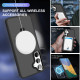 For Samsung Galaxy S24+ 5G MagSafe Holder Skin-feel PC Hybrid TPU Phone Case(Black)