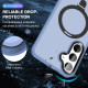 For Samsung Galaxy S24+ 5G MagSafe Holder Skin-feel PC Hybrid TPU Phone Case(Grey Blue)