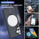 For Samsung Galaxy S24+ 5G MagSafe Holder Skin-feel PC Hybrid TPU Phone Case(Dark Blue)