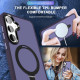 For Samsung Galaxy S24+ 5G MagSafe Holder Skin-feel PC Hybrid TPU Phone Case(Dark Purple)