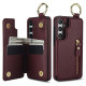 For Samsung Galaxy S24+ 5G Litchi Texture Zipper Double Buckle Card Bag Phone Case(Maroon Red)