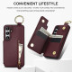 For Samsung Galaxy S24+ 5G Litchi Texture Zipper Double Buckle Card Bag Phone Case(Maroon Red)
