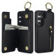 For Samsung Galaxy S24+ 5G Litchi Texture Zipper Double Buckle Card Bag Phone Case(Black)