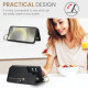 For Samsung Galaxy S24+ 5G Litchi Texture Zipper Double Buckle Card Bag Phone Case(Black)