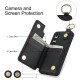 For Samsung Galaxy S24+ 5G Litchi Texture Zipper Double Buckle Card Bag Phone Case(Black)