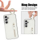 For Samsung Galaxy S24+ 5G Litchi Texture Zipper Double Buckle Card Bag Phone Case(White)