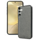 For Samsung Galaxy S24+ 5G Cowhide Texture Back Cover Phone Case(Grey)