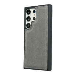 For Samsung Galaxy S24+ 5G Cowhide Texture Back Cover Phone Case(Grey)