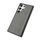 For Samsung Galaxy S24+ 5G Cowhide Texture Back Cover Phone Case(Grey)