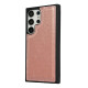 For Samsung Galaxy S24+ 5G Cowhide Texture Back Cover Phone Case(Rose Gold)
