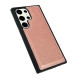 For Samsung Galaxy S24+ 5G Cowhide Texture Back Cover Phone Case(Rose Gold)