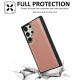 For Samsung Galaxy S24+ 5G Cowhide Texture Back Cover Phone Case(Rose Gold)
