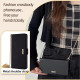 For Samsung Galaxy S24+ 5G Crossbody Chain Leather Phone Case(Black)