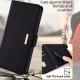 For Samsung Galaxy S24+ 5G Crossbody Chain Leather Phone Case(Black)