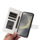 For Samsung Galaxy S24+ 5G Diamond Lattice Leather Flip Phone Case(White)