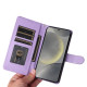 For Samsung Galaxy S24+ 5G Diamond Lattice Leather Flip Phone Case(Light Purple)