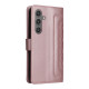 For Samsung Galaxy S24+ 5G Diamond Lattice Leather Flip Phone Case(Rose Gold)