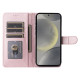 For Samsung Galaxy S24+ 5G Diamond Lattice Leather Flip Phone Case(Rose Gold)
