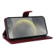 For Samsung Galaxy S24+ 5G Diamond Lattice Leather Flip Phone Case(Wine Red)