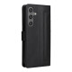 For Samsung Galaxy S24+ 5G Diamond Lattice Leather Flip Phone Case(Black)