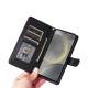 For Samsung Galaxy S24+ 5G Diamond Lattice Leather Flip Phone Case(Black)